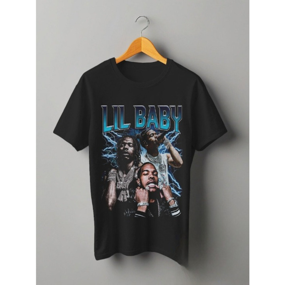 Lil Baby Tour Rap Hip Hop Fan Graphic Streetwear T-Shirt